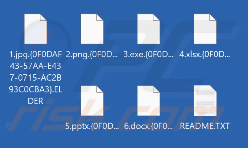 File criptati dal ransomware ELDER (Beast) (estensione .{random_string}.ELDER)