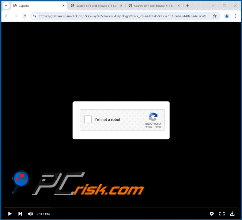 gratives.co[.]in aspetto del sito web (GIF)
