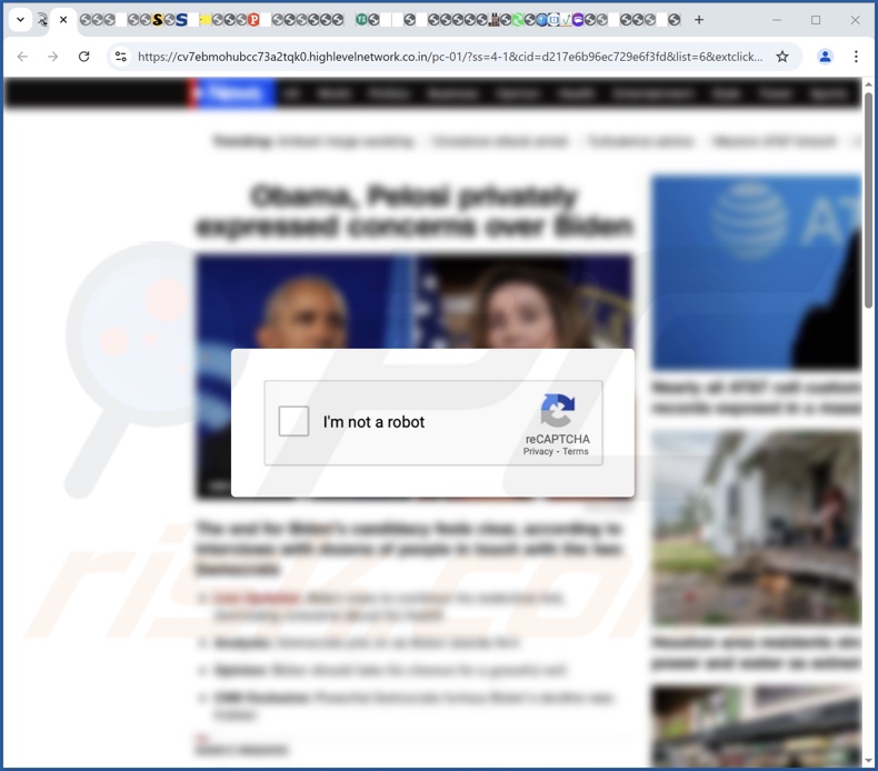 highlevelnetwork.co[.]in pop-up reindirizzamenti