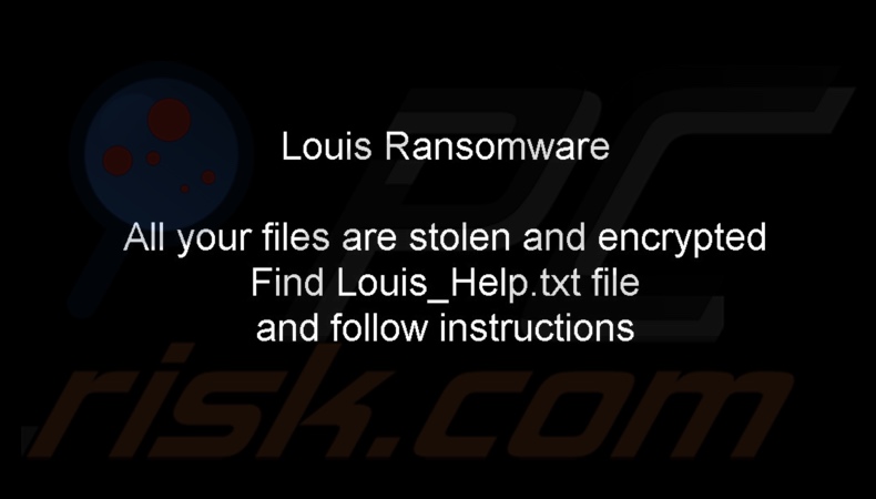 Louis ransomware Carta da parati