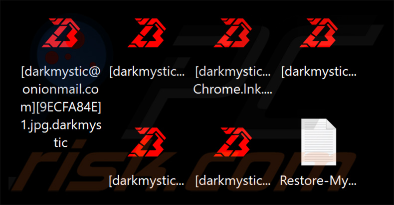 File criptati dal ransomware DarkMystic (BlackBit) (estensione .darkmystic)