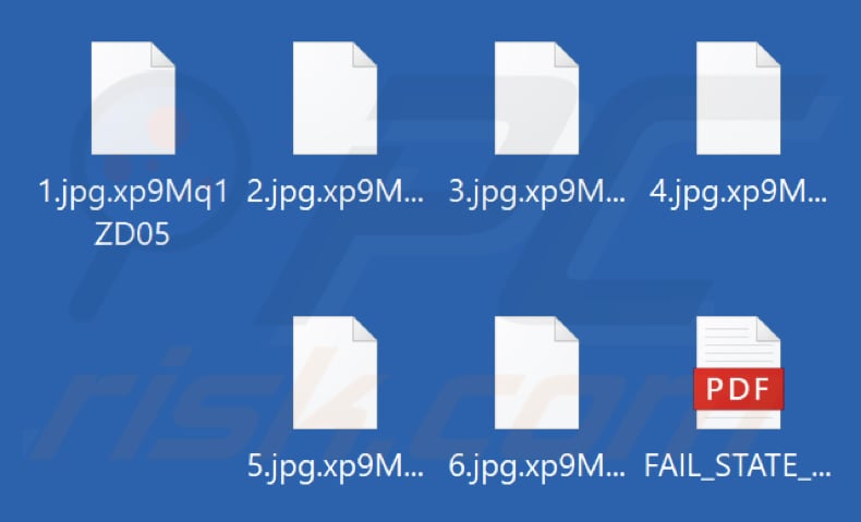 File criptati dal ransomware Sarcoma Group
