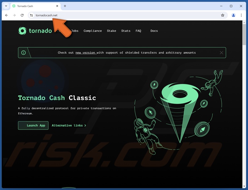 Tornado Cash truffa