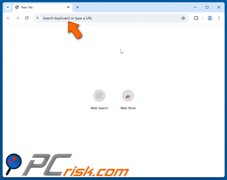 Keyguard-websecure.com reindirizza a bing.com tramite searchsrk.com