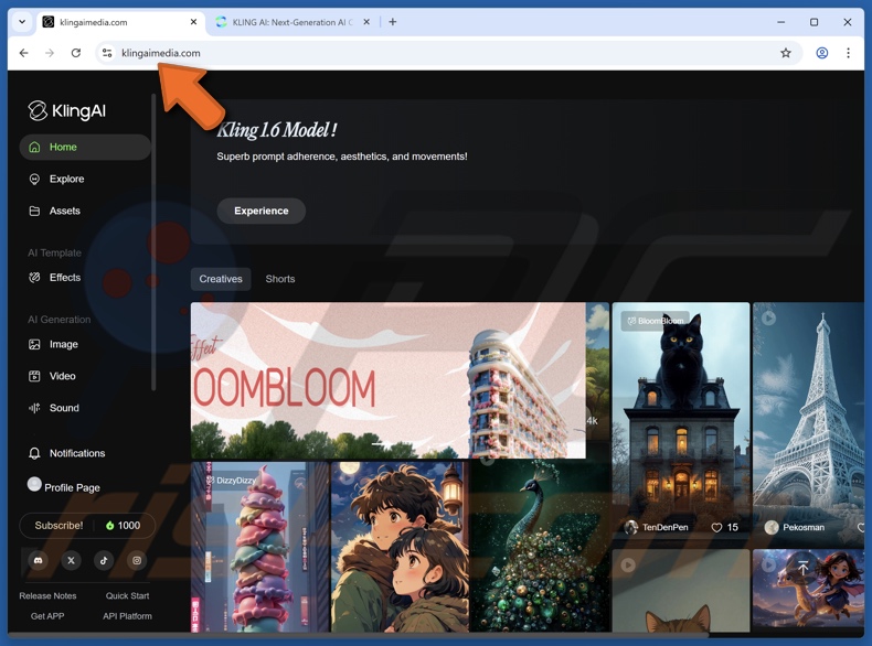 Pagina web AI fraudolenta che diffonde il malware PureHVNC 1