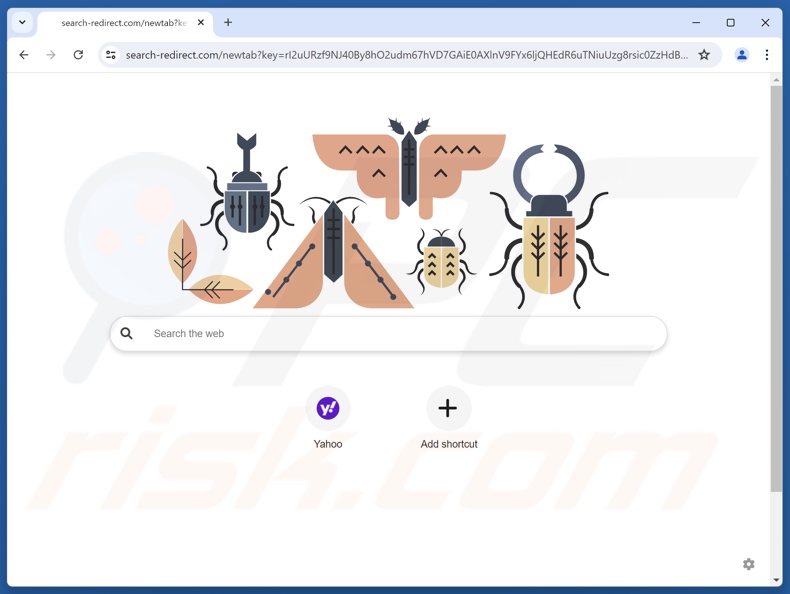 search-redirect.com browser hijacker