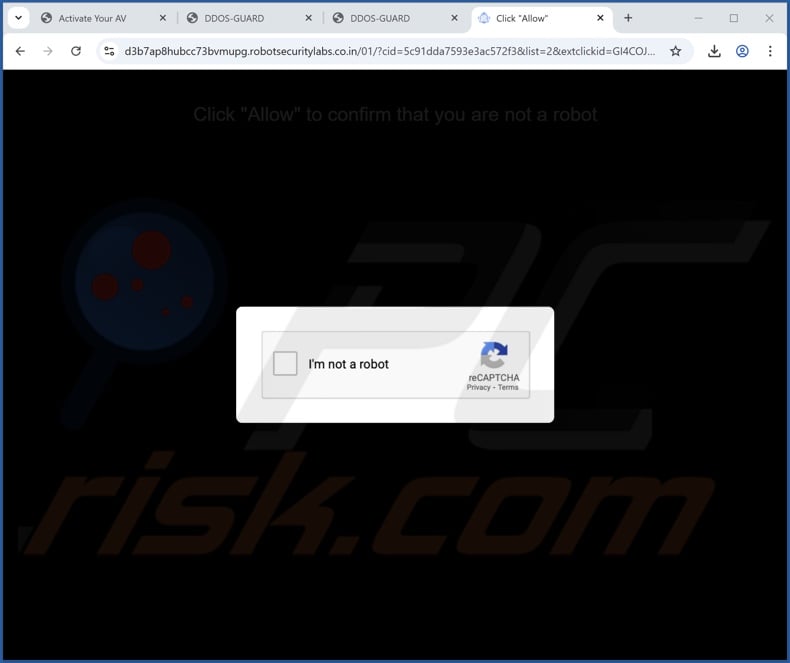 robotsecuritylabs.co[.]in pop-up redirects