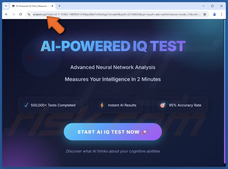 AI-POWERED IQ TEST Truffa