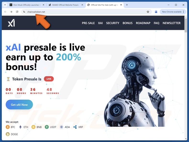 xAI Token Launch truffa