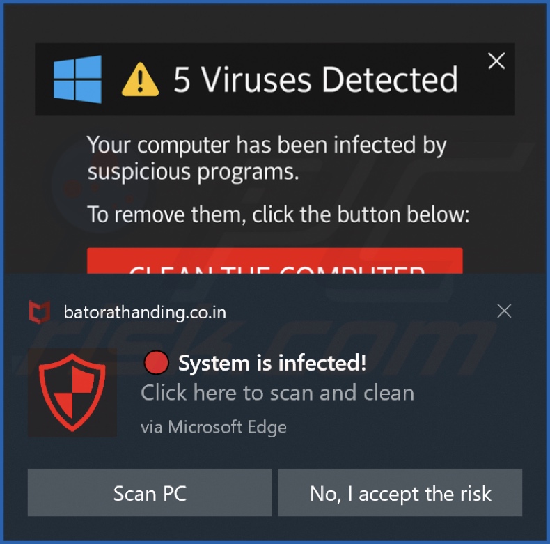 Annuncio pubblicato dalla pagina web batorathanding.co[.]in