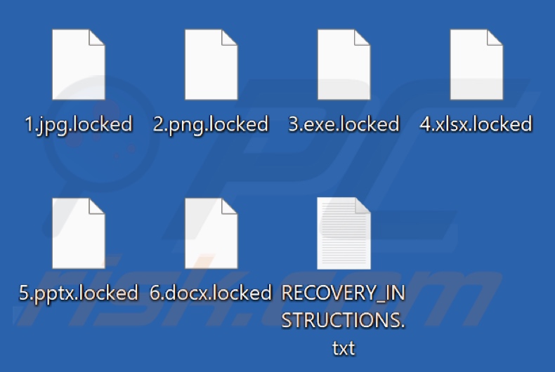 File crittografati dal ransomware ChickenKiller (estensione .locked)