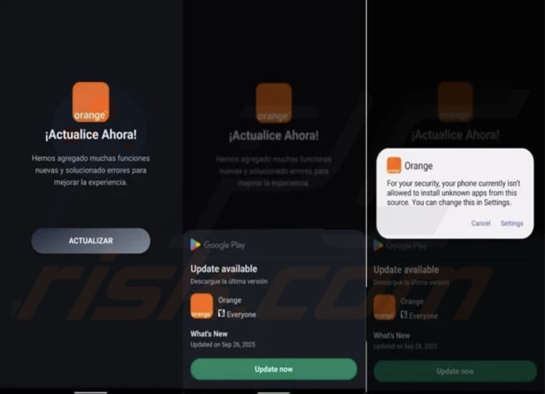 DroidLock malware app caricatore