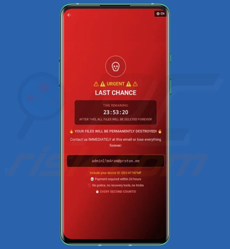DroidLock android malware