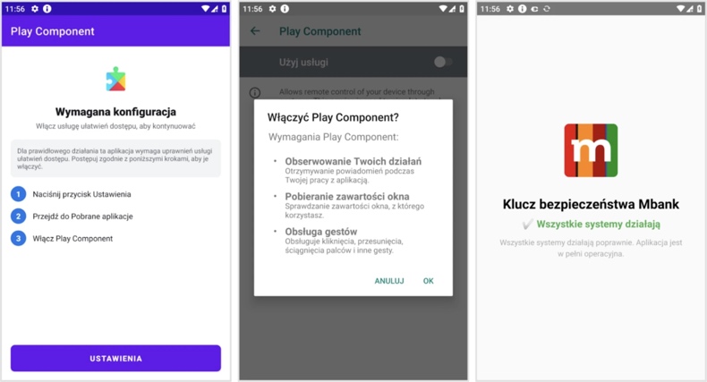 Trojan FvncBot Procedura del servizio di accessibilità