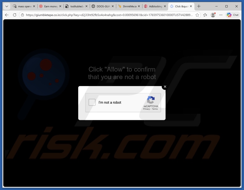 giumbletepe.co[.]in reindirizzamenti pop-up