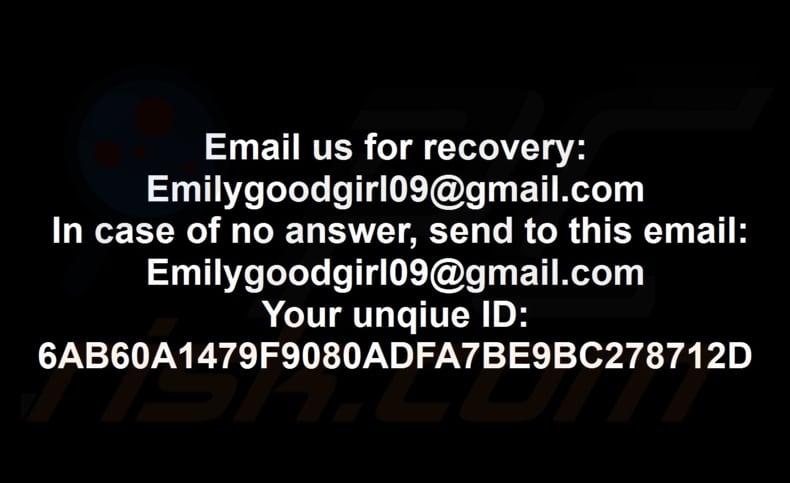 Sfondo ransomware GoodGirl