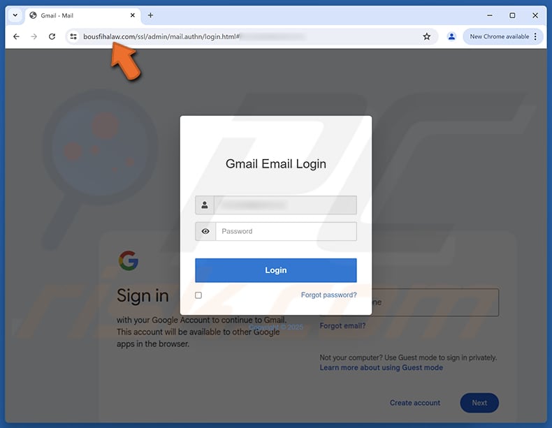 Multiple Unusual Sign-In Attempts Detected Pagina di phishing per truffe via e-mail