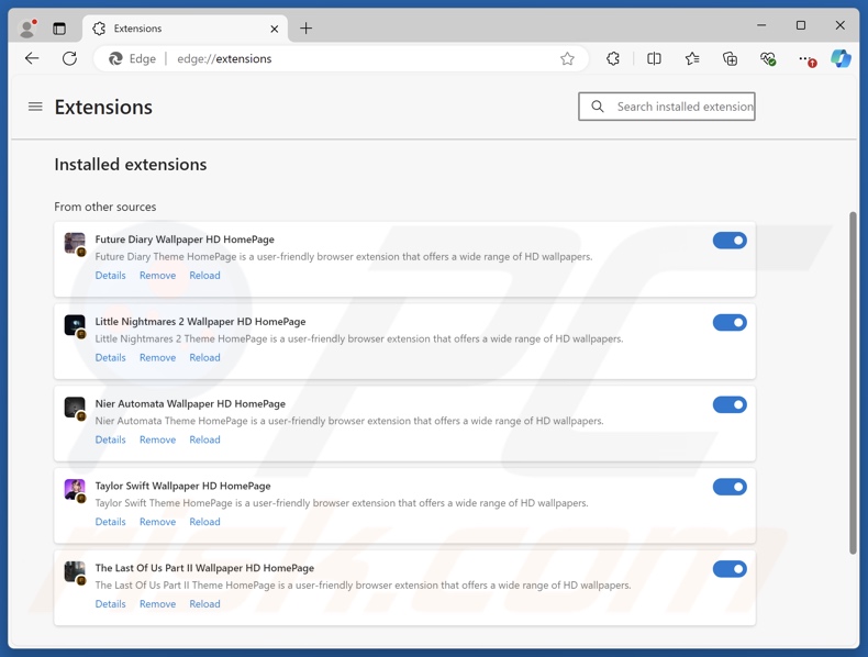ShadyPanda installato su Edge
