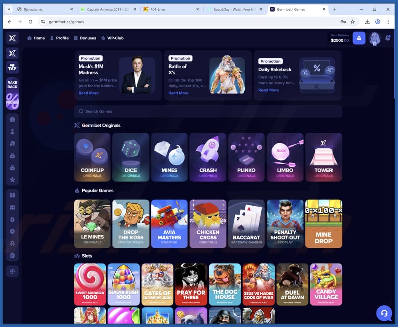 Elon Musk Giveaway Scam falsi giochi