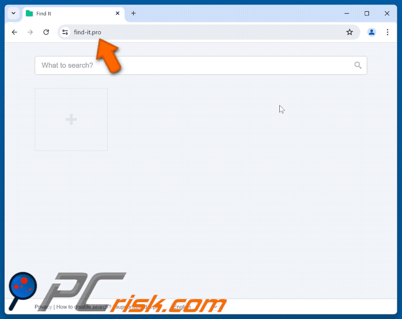 find-it.pro che reindirizza a mobiletips.in (GIF)