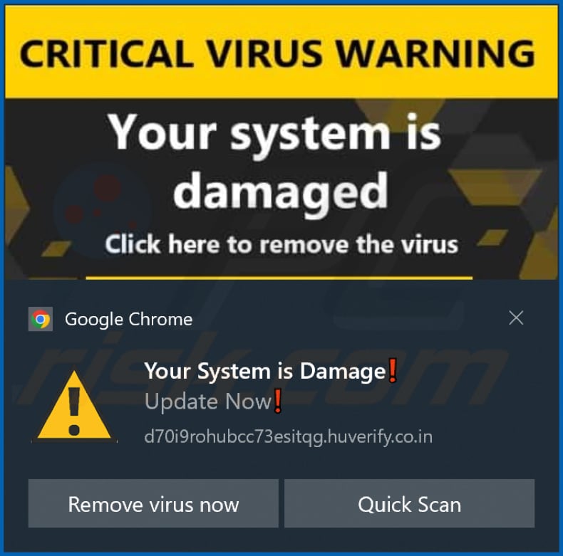 huverify.co[.]in notifica