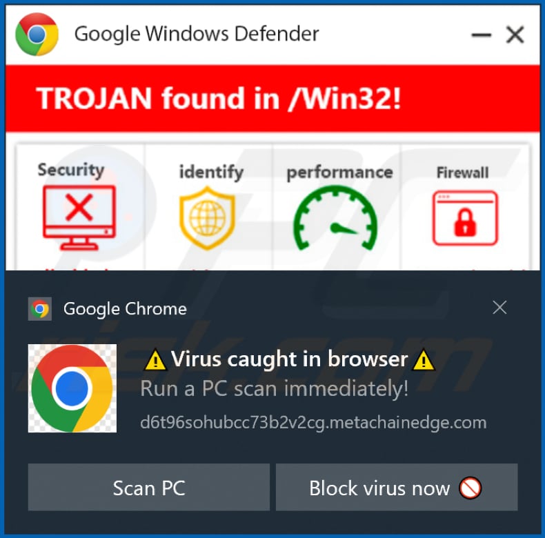metachainedge[.]com notifica
