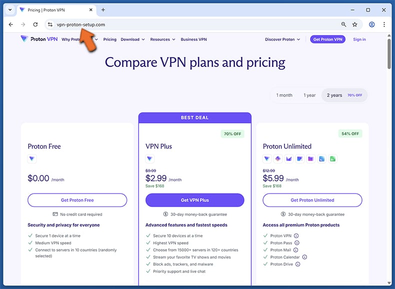 Malware NWHStealer sito web falso