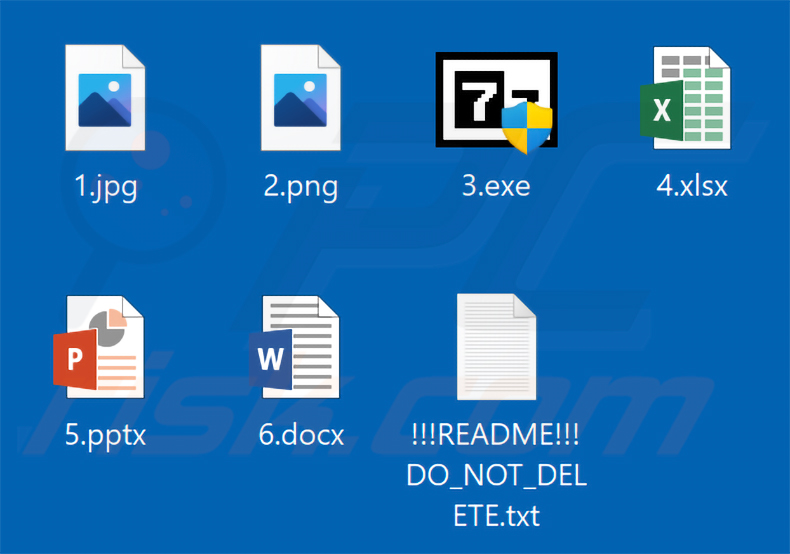 File crittografati dal ransomware Aur0ra (nessuna estensione aggiunta)
