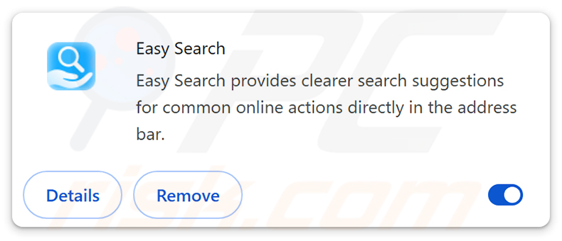 Dirottatore del browser Easy Search