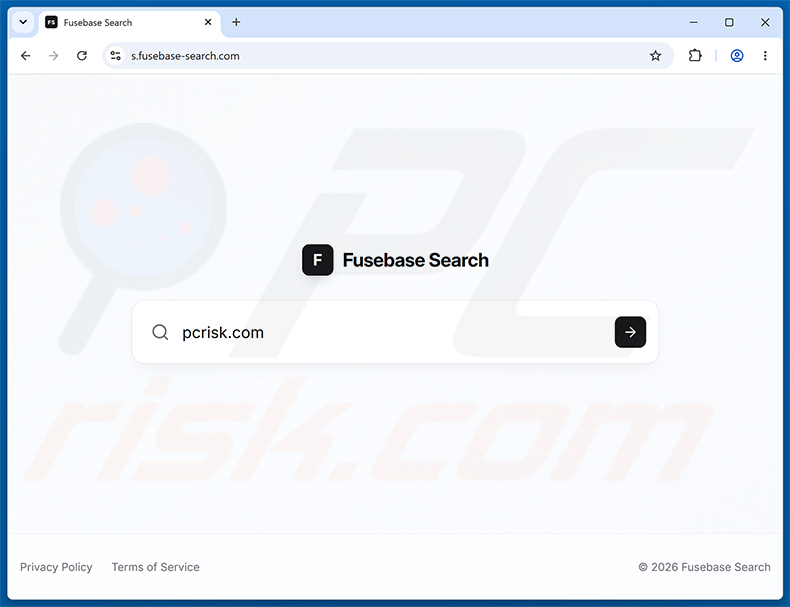 Dirottatore del browser Fusebase Search (s.fusebase-search.com)