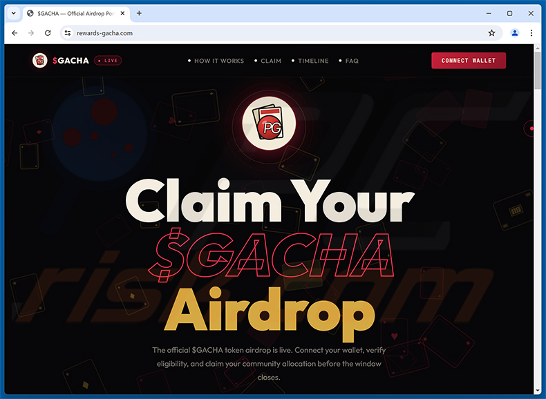 PowerGacha ($GACHA) Airdrop Scam