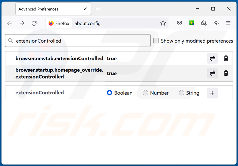 Rimozione di Video Search Extension (myvideolibrary.info) dal motore di ricerca predefinito di Mozilla Firefox