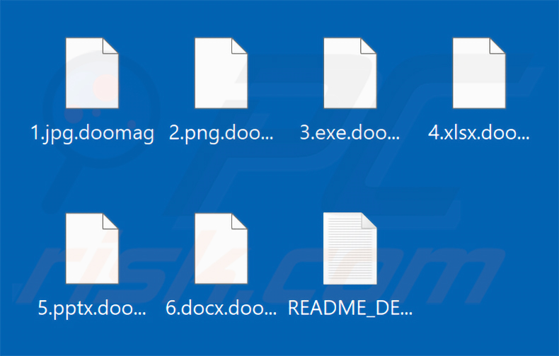 File crittografati dal ransomware Doommageddon (estensione .doomag)