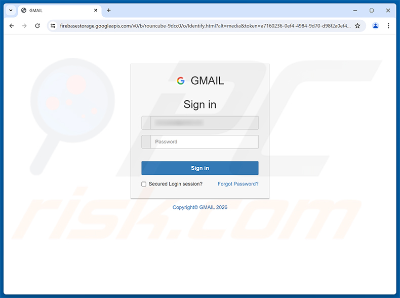 Pagina di phishing della truffa HSBC Money Transfer Completed