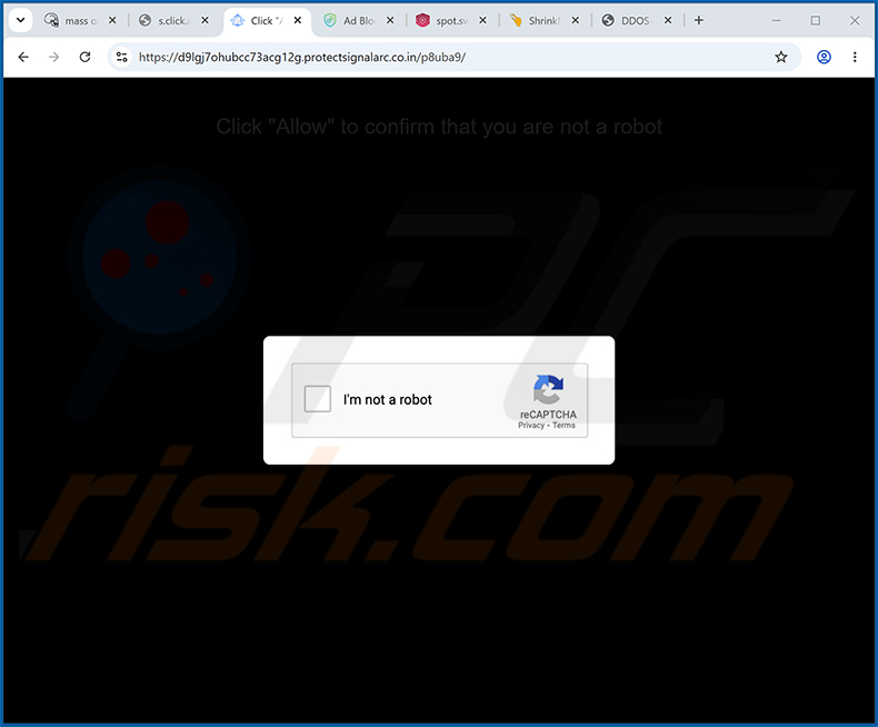 protectsignalarc[.]co.in pubblicità