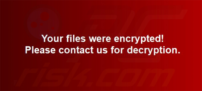 Sfondo del desktop del ransomware Aldet