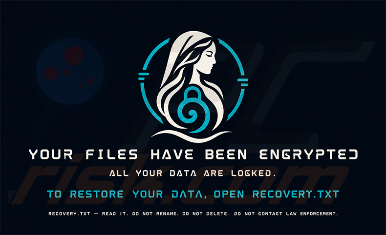 Sfondo del ransomware Calipso