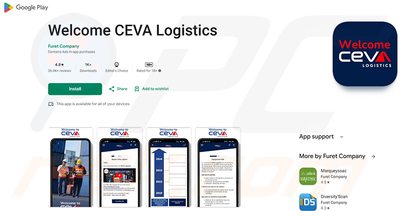 Falso Google Play Store utilizzato per diffondere lo spyware Corp MDM