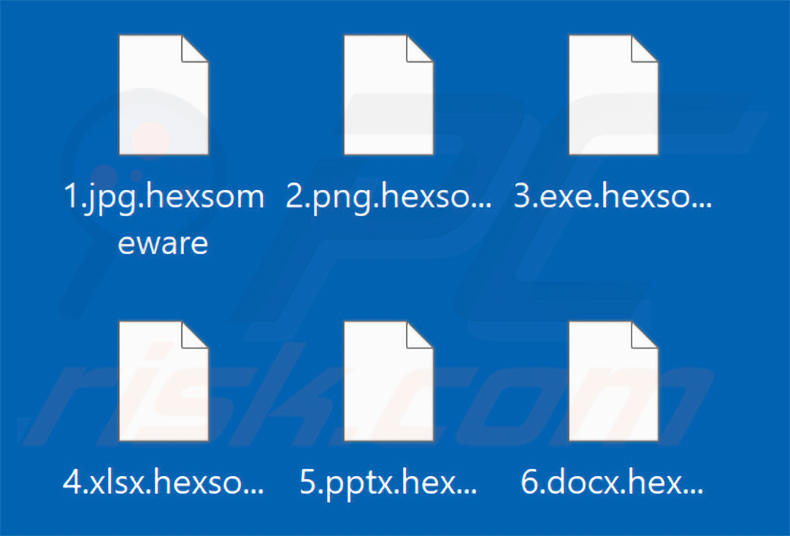 File crittografati dal ransomware Hexsomeware (estensione .hexsomeware)