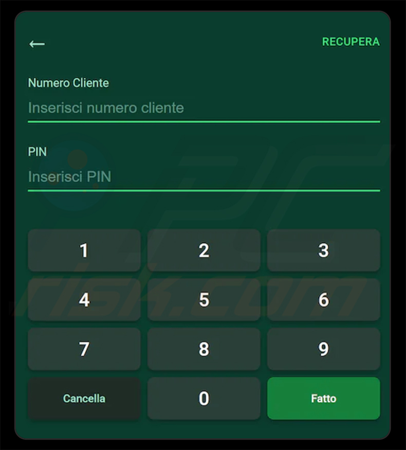 Overlay di autenticazione in un unico passaggio del trojan bancario RemControl