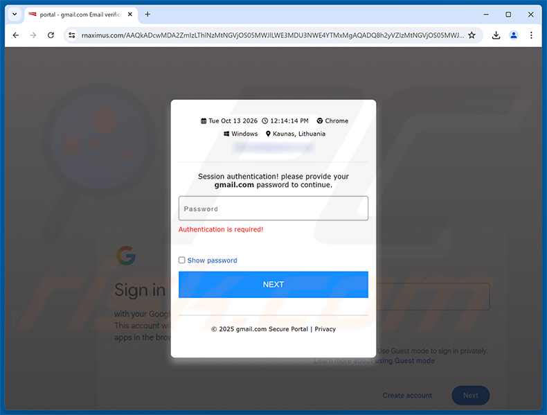 USPS POBOL Membership Suspension Notice truffa via email pagina di phishing