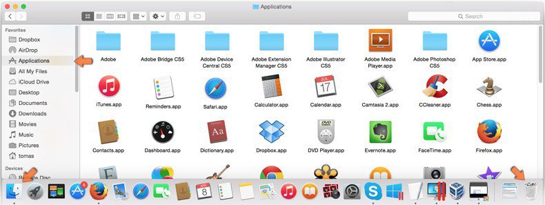 Disinstalla un programma OSX (Mac)