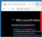 Microsoft Security Essentials Alert POP-UP Truffa
