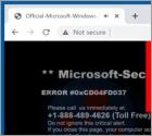 Microsoft Security Essentials Alert POP-UP Truffa