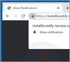 Notify-service.com POP-UP Reindirizzamenti