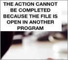 Risolvi "L'azione non può essere completata perché il file è aperto in un altro programma"