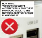 Rislovere "Windows non può associare lo stack del protocollo IP alla scheda di rete"