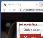 McAfee - Your PC is infected with 5 viruses! POP-UP Truffa
