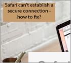 "Safari non riesce a stabilire una connessione sicura" - Come risolvere questo errore?