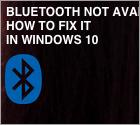 Bluetooth non disponibile. Come sistemarlo?